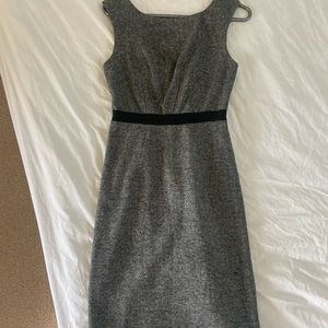Club Monaco wool A line dress Size 0, gray